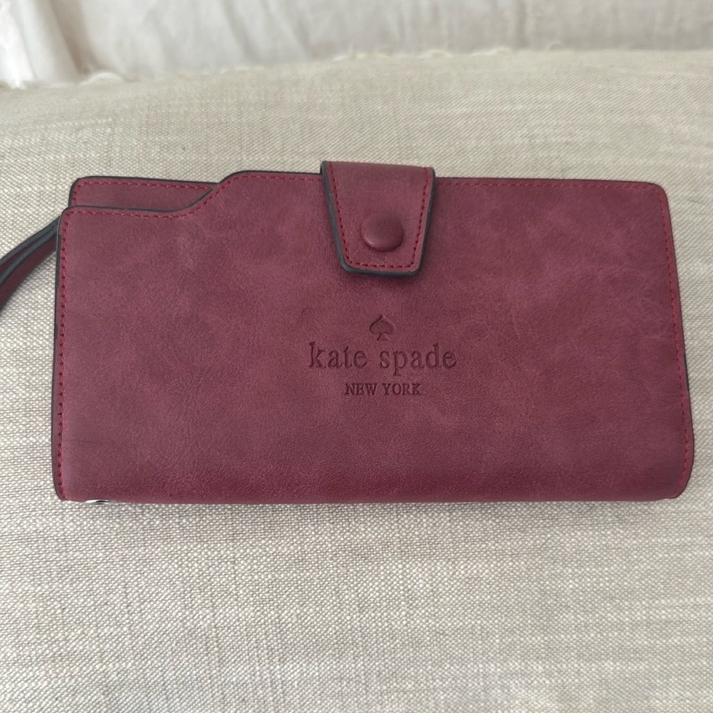 Kate Spade Burgundy Wallet